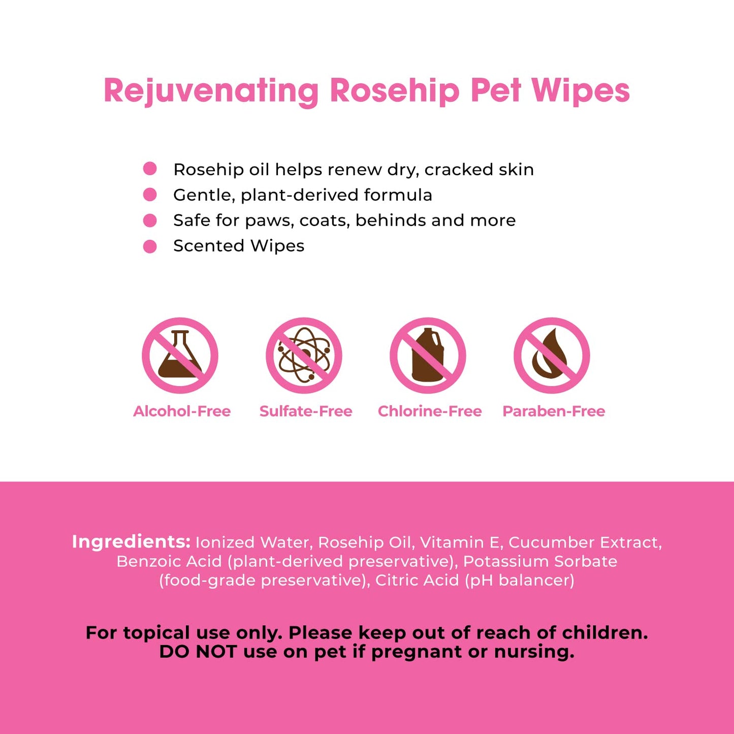Best Pet Supplies 8" x 9" Pet Grooming Wipes for Dogs & Cats, 100 Pack, Plant-Based Deodorizer for Coats & Dry, Itchy, or Sensitive Skin, Clean Ears, Paws, & Butt - Calming Lavender