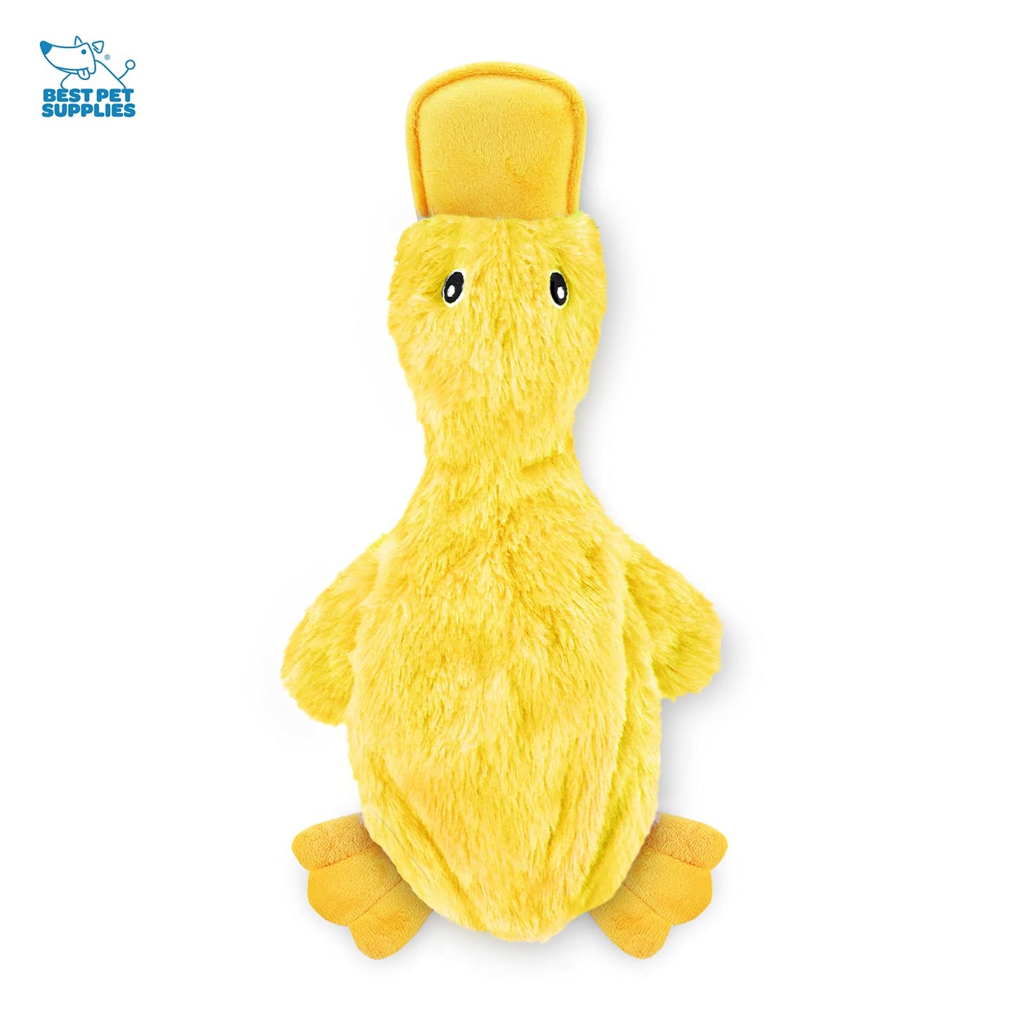 Best Pet Supplies Interactive Bunny Buddy Dog Toy with Crinkle and Squeaky Enrichment for Small and Medium Breed Puppies or Dogs, Cute and Plush - Bunny (Beige)