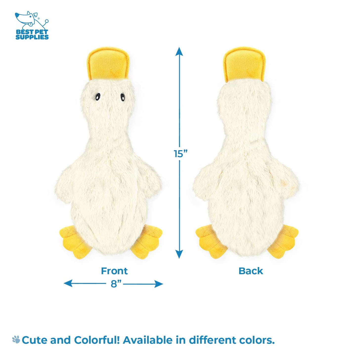 Best Pet Supplies Interactive Bunny Buddy Dog Toy with Crinkle and Squeaky Enrichment for Small and Medium Breed Puppies or Dogs, Cute and Plush - Bunny (Beige)