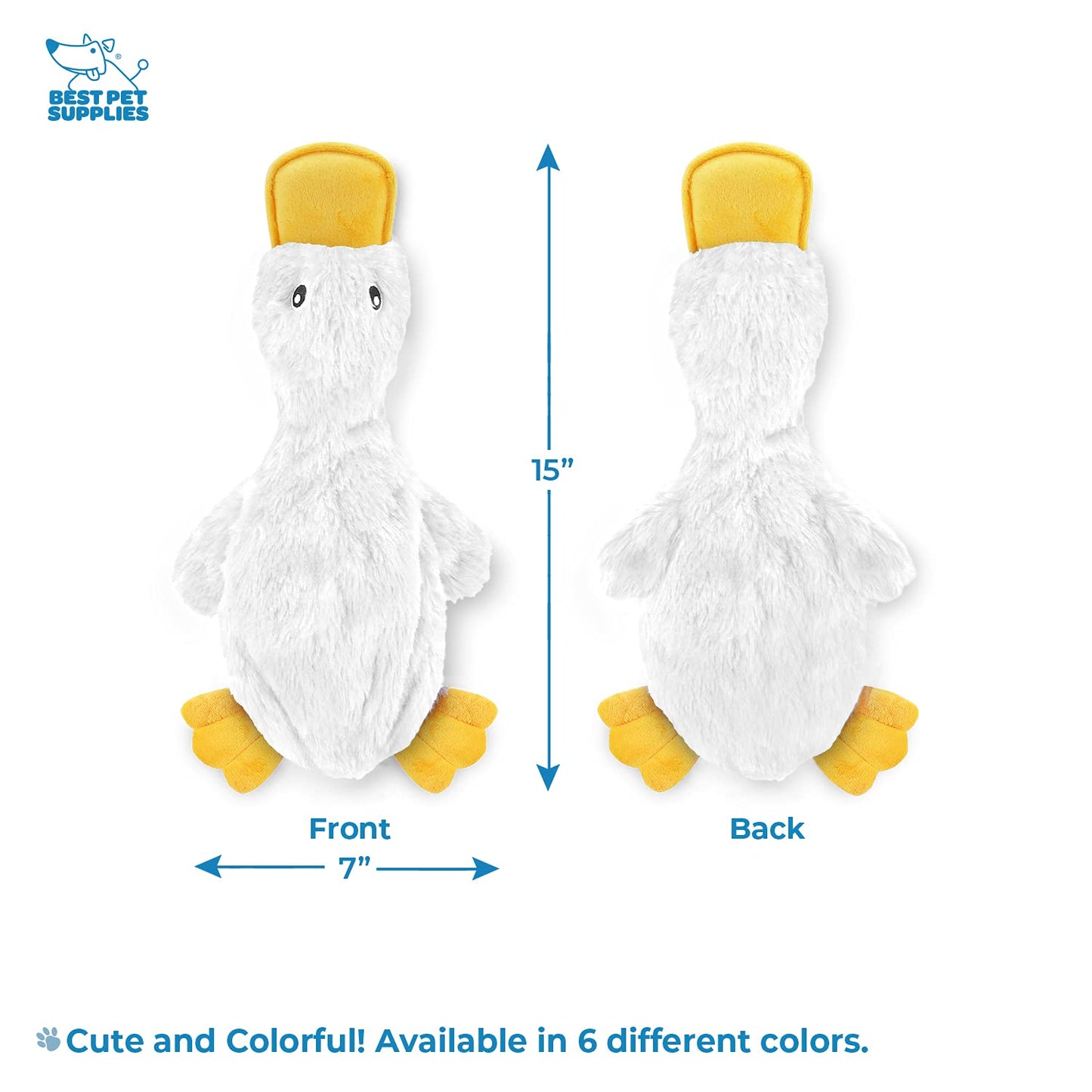 Best Pet Supplies Interactive Bunny Buddy Dog Toy with Crinkle and Squeaky Enrichment for Small and Medium Breed Puppies or Dogs, Cute and Plush - Bunny (Beige)