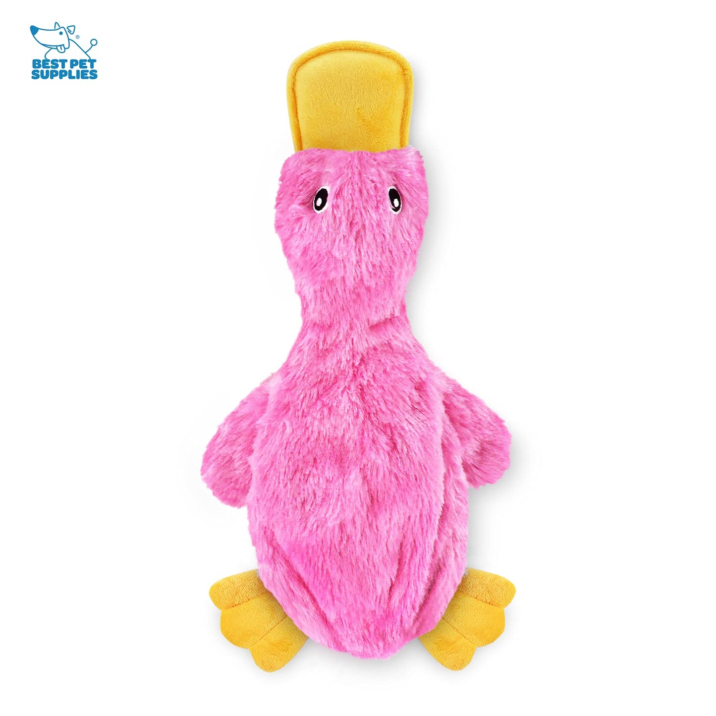 Best Pet Supplies Interactive Bunny Buddy Dog Toy with Crinkle and Squeaky Enrichment for Small and Medium Breed Puppies or Dogs, Cute and Plush - Bunny (Beige)