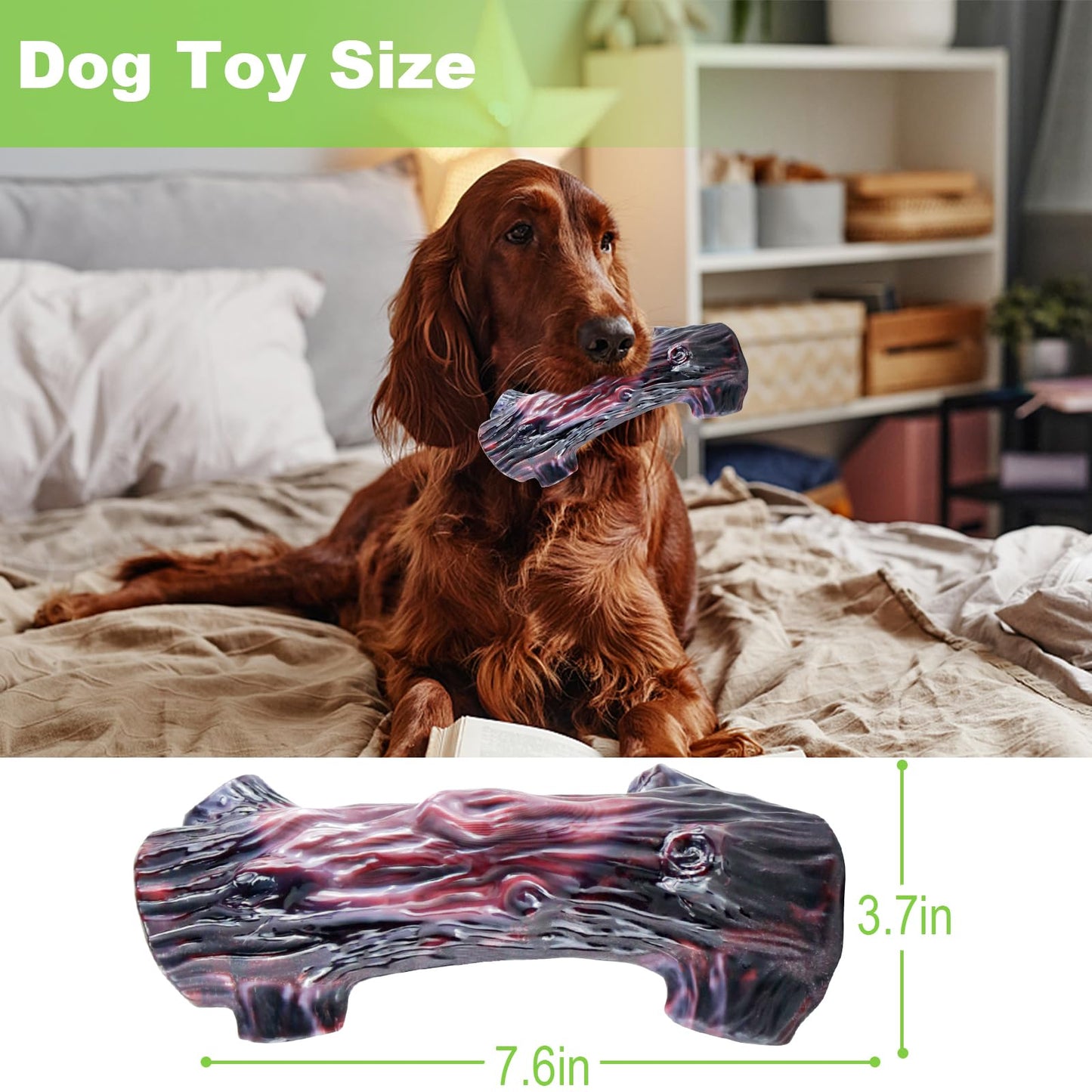 Dog Toys for Aggresive Chewers:Dog Toys for Large Dogs - Tough Dog Chew Toys - Indestructible Dog Toys for All Breed Sizes to Keep Them Busy