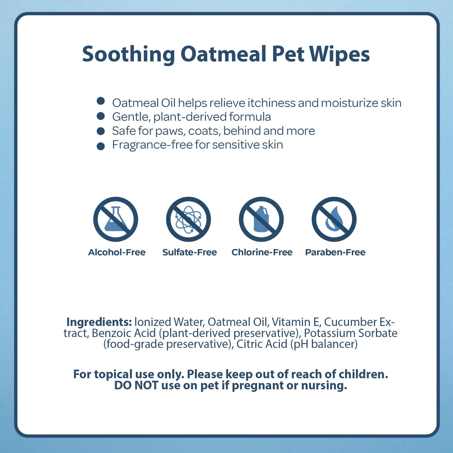 Best Pet Supplies 8" x 9" Pet Grooming Wipes for Dogs & Cats, 100 Pack, Plant-Based Deodorizer for Coats & Dry, Itchy, or Sensitive Skin, Clean Ears, Paws, & Butt - Calming Lavender